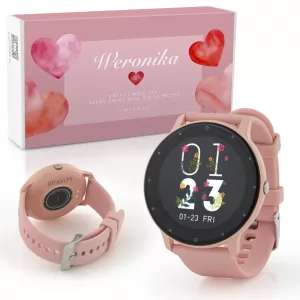 smartwatch damski różowy