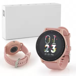 smartwatch damski różowy
