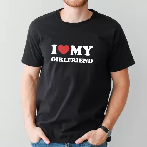 Koszulka męska z nadrukiem dla chłopaka Rozmiar XL - Boyfriend