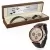 Elegancki zegarek Casio w drewnianym pudełku z grawerem dedykacji na prezent