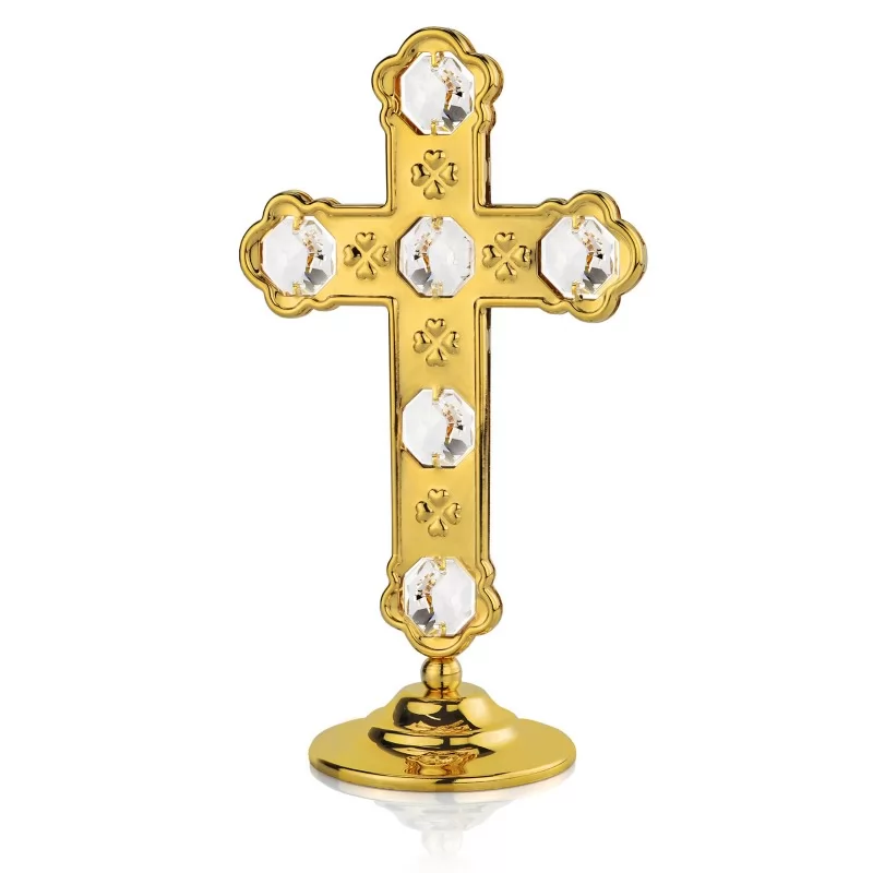 spersonalizowany krzyż z kryształami swarovski
