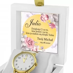 zegarek z dedykacją na prezent dla niej 