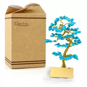 pomysł na prezent drzewko szczęścia niebieskie
