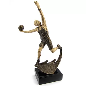 Odlewana statuetka Koszykarz 