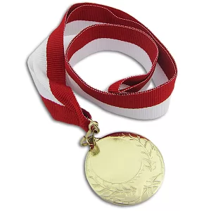  złoty medal z dedykacją