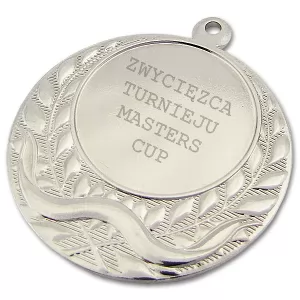 medal srebrny z grawerem