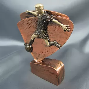 Odlewana statuetka dla piłkarza 