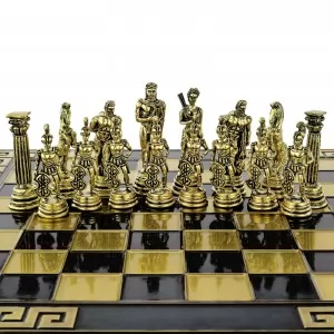 spersonalizowane szachy z mosiądzu