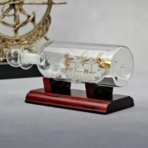 personalizowany statek w butelce na prezent dla żeglarza