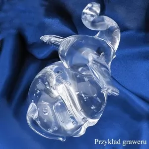 szklany słonik na prezent dla dziecka