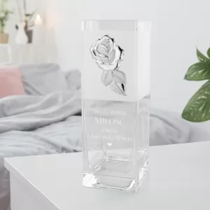 wazon szklany z grawerem
