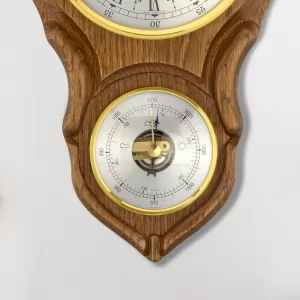 barometr, termometr, zegar z grawerem
