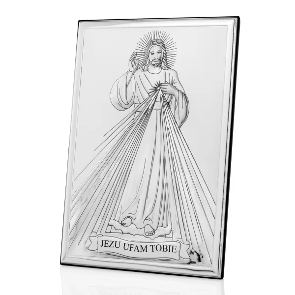 Obrazek Jezu Ufam Tobie (9x13cm) z opcją graweru dedykacji