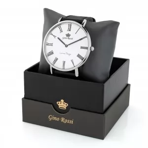 grawerowany zegarek męski Gino Rossi w pudełku prezentowym 