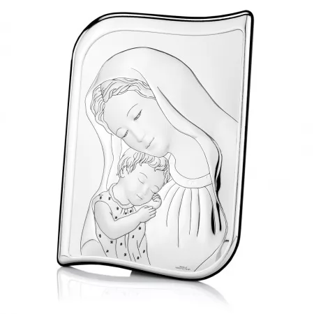 Obraz Matka Boska z Dzieciątkiem (23x33cm) + opcja graweru na chrzest