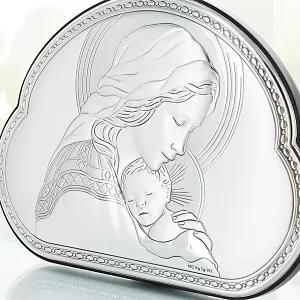 obrazek z Matką Bożą i Dzieciątkiem