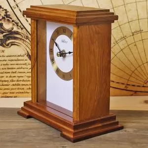 zegar drewniany na prezent