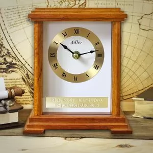 zegar drewniany