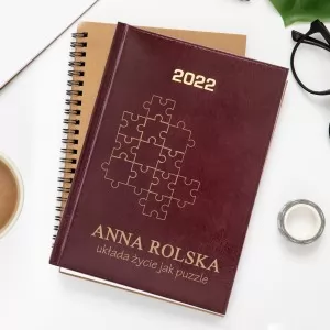 kalendarz 2022 książkowy z grawerem