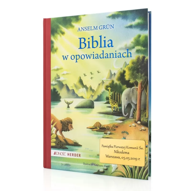 biblia na komunię z grawerem