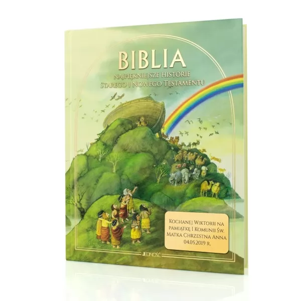 Biblia Najpiękniejsze Historie Starego i Nowego Testamentu + opcja graweru