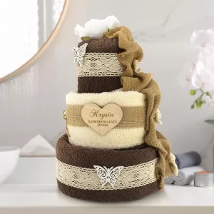 tort z ręczników dla mamy