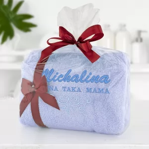 ręcznik z haftem na prezent dla mamy