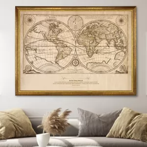 mapa świata z dedykacją
