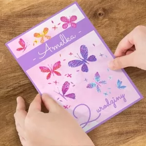 kartka z życzeniami na urodziny dziewczynki