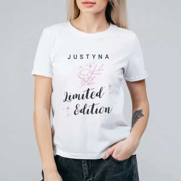 Koszulka z nadrukiem dla niej Rozmiar S - Limited Edition
