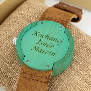 personalizowany zegarek dla żony