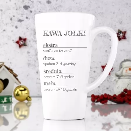 Kubek latte + personalizacja - Porcja kawy