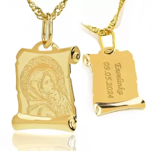 biżuteria religijna złota 585