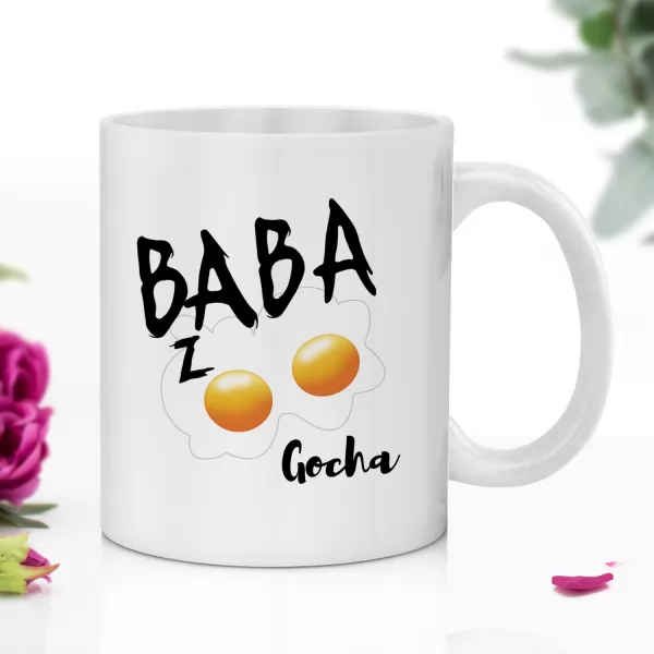 Kubek - Baba z jajami + imię 