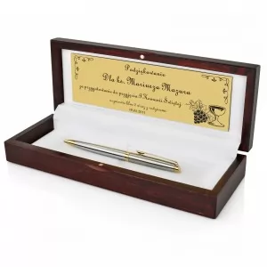 długopis waterman z grawerem na podziękowanie dla księdza