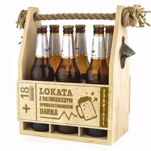 personalizowana skrzynka na piwo