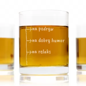 szklanka do whisky z miarką