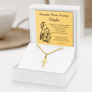 biżuteria na pamiątkę chrztu świętego