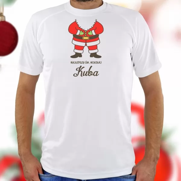 Koszulka ze świątecznym nadrukiem na prezent