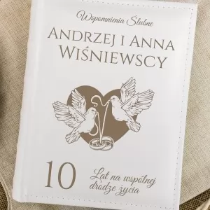 prezent na 10 rocznicę ślubu - album na zdjęcia z personalizacją