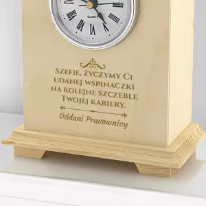 personalizowany zegar na prezent