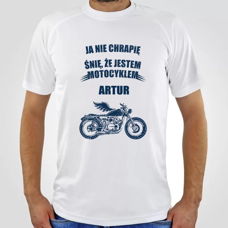 koszulka z personalizacją na prezent dla fana motoryzacji