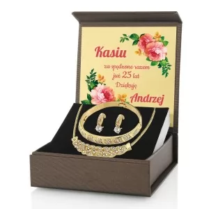 prezent dla żony na rocznicę ślubu biżuteria z dedykacją