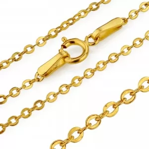 złoty łańcuszek z zawieszką na prezent dla kobiety