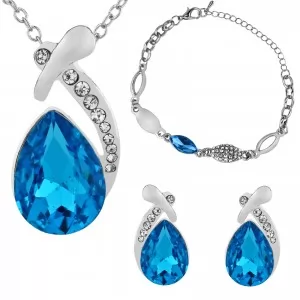 pomysł na prezent dla dziewczyny damska biżuteria z kryształami