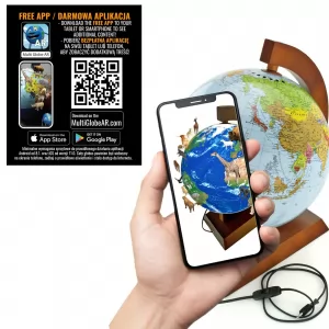 globus interaktywny dla podróżnika