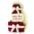 prezent dla pary młodej biało czerwony tort z ręczników z haftem daty i imion Królewski Tort