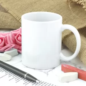 kubek ceramiczny biały na prezent