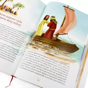biblia dla dzieci w obrazkach Złote Kłosy na prezent z okazji komunii