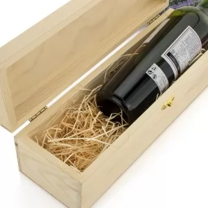 personalizowana skrzynka na wino na elegancki prezent dla promotora